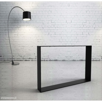 Nogi metalowe 60x40 PŁASKOWNIK 80x6mm